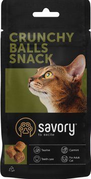 Ласощі Savory Cats Snacks Crunchy Balls для котів hom01966 фото