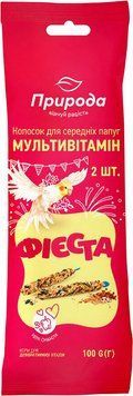 Pryroda Fiesta multivitamin ear treat for medium parrots, 100 g