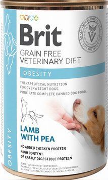 Wet veterinary diet Brit Veterinary Diet Obesity Dog cans for dogs, 400 g