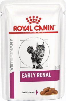 Корм лікувальний вологий Royal Canin Early Renal Feline Pouches для котів 12х85 г hom01728 фото