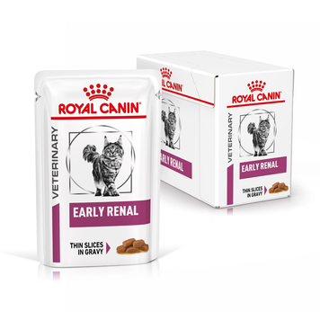 Корм лікувальний вологий Royal Canin Early Renal Feline Pouches для котів 12х85 г hom01728 фото