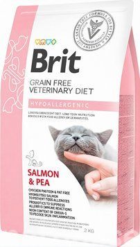 Корм лікувальний Brit Veterinary Diet Hypoallergenic Cat для котів hom00376 фото