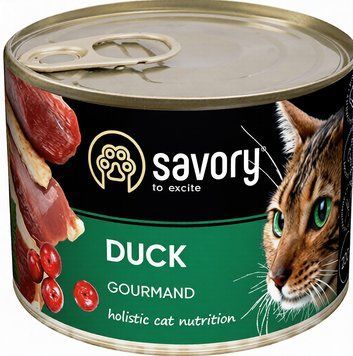 Корм сухий Savory Cat Adult Duck для дорослих котів з качкою hom01933 фото