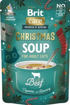 Суп Brit Care Christmas Soup з яловичиною для котів hom00533 фото