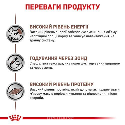 Veterinary diet Royal Canin Recovery for pets, 195 грамів