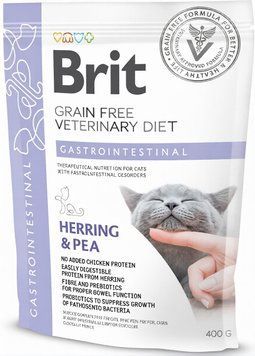 Корм лікувальний Brit Veterinary Diet Gastrointestinal Cat для котів hom00371 фото