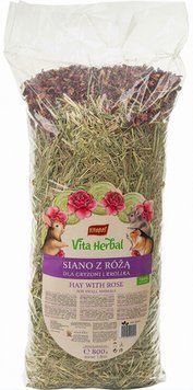 Сіно Vitapol Vita Herbal з пелюстками троянд для гризунів hom02558 фото
