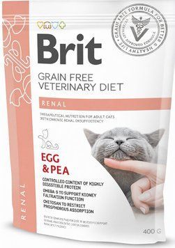 Корм лікувальний Brit Veterinary Diet Renal Cat для котів hom00382 фото