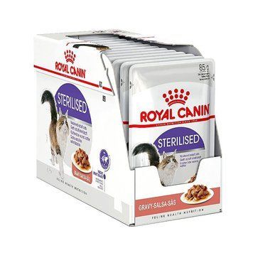 Royal Canin Sterilised wet food in sauce for sterilized cats 12x85 g