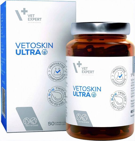 Добавка VetExpert VetoSkin Ultra для тварин hom02372 фото