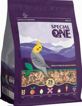 Special One food for medium parrots, 500 грамів