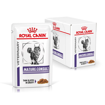 Royal Canin Mature Consult Feline Pouches wet cat food 12x85 g