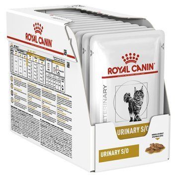 Корм лікувальний вологий Royal Canin Urinary S/O Feline Pouches для котів 12х85 г hom01664 фото