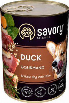 Корм сухий Savory Dog Adult Duck для дорослих собак з качкою hom01831 фото